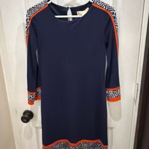Woman’s sz xsmall Michael Kors Navy Blue dress Exc